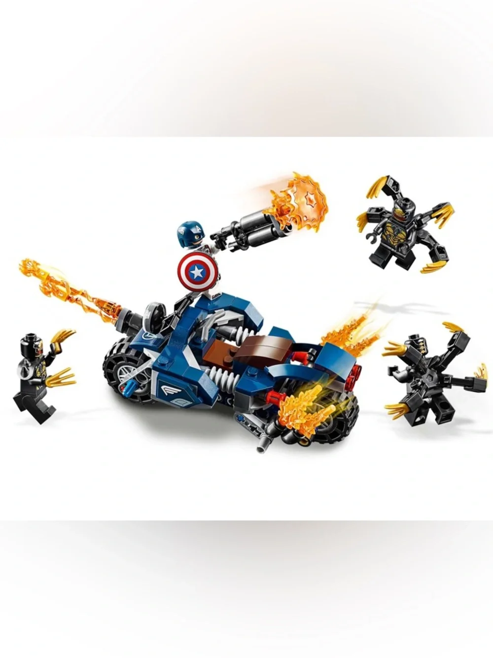 LEGO Marvel Super Heroes Captain America Outriders Attack - #76123 (Retired Set)